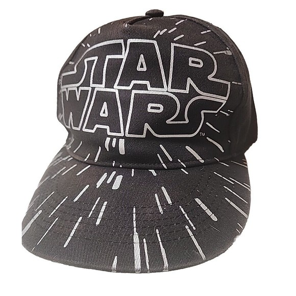 VINTAGE Star Wars‎ Lucas Films Trucker Snapback Baseball Cap Adjustable OSFM Hat - Picture 2 of 7